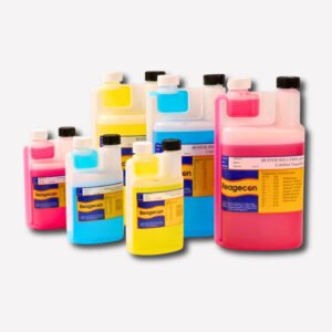 Reagecon pH 7.00 Colour Coded Buffer Solution -  25°C in Twin Neck ISO 17025